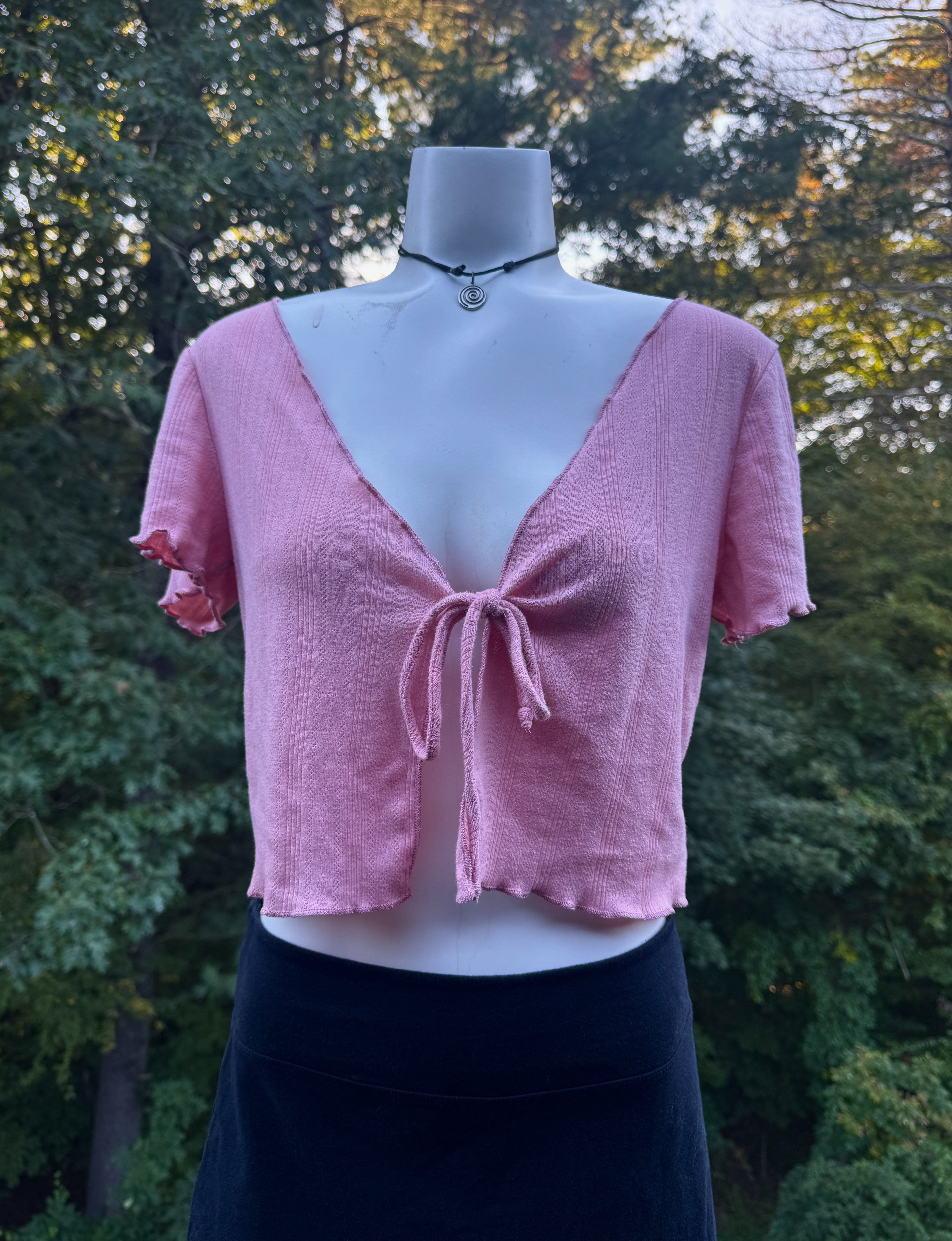 Timing Tie Front Top