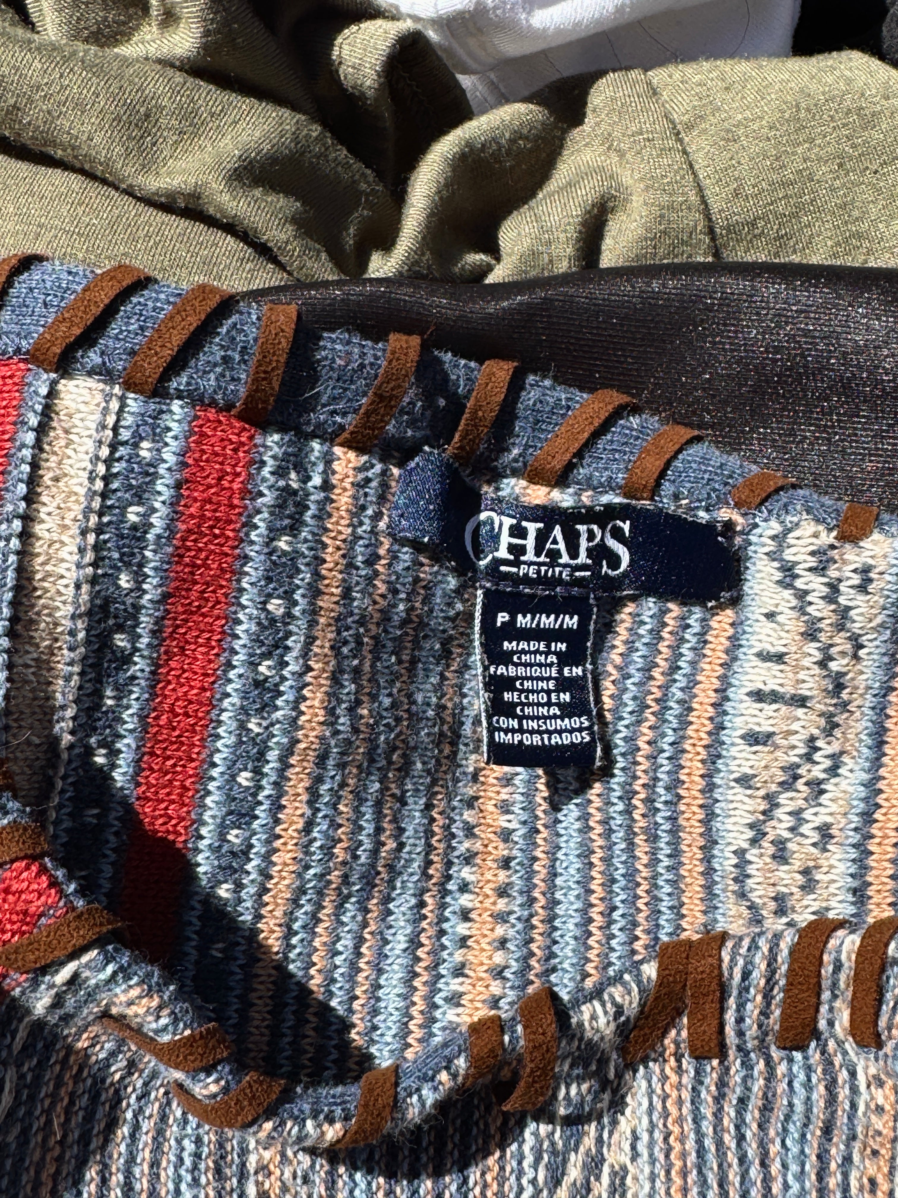 Chaps Striped Long Sleeve