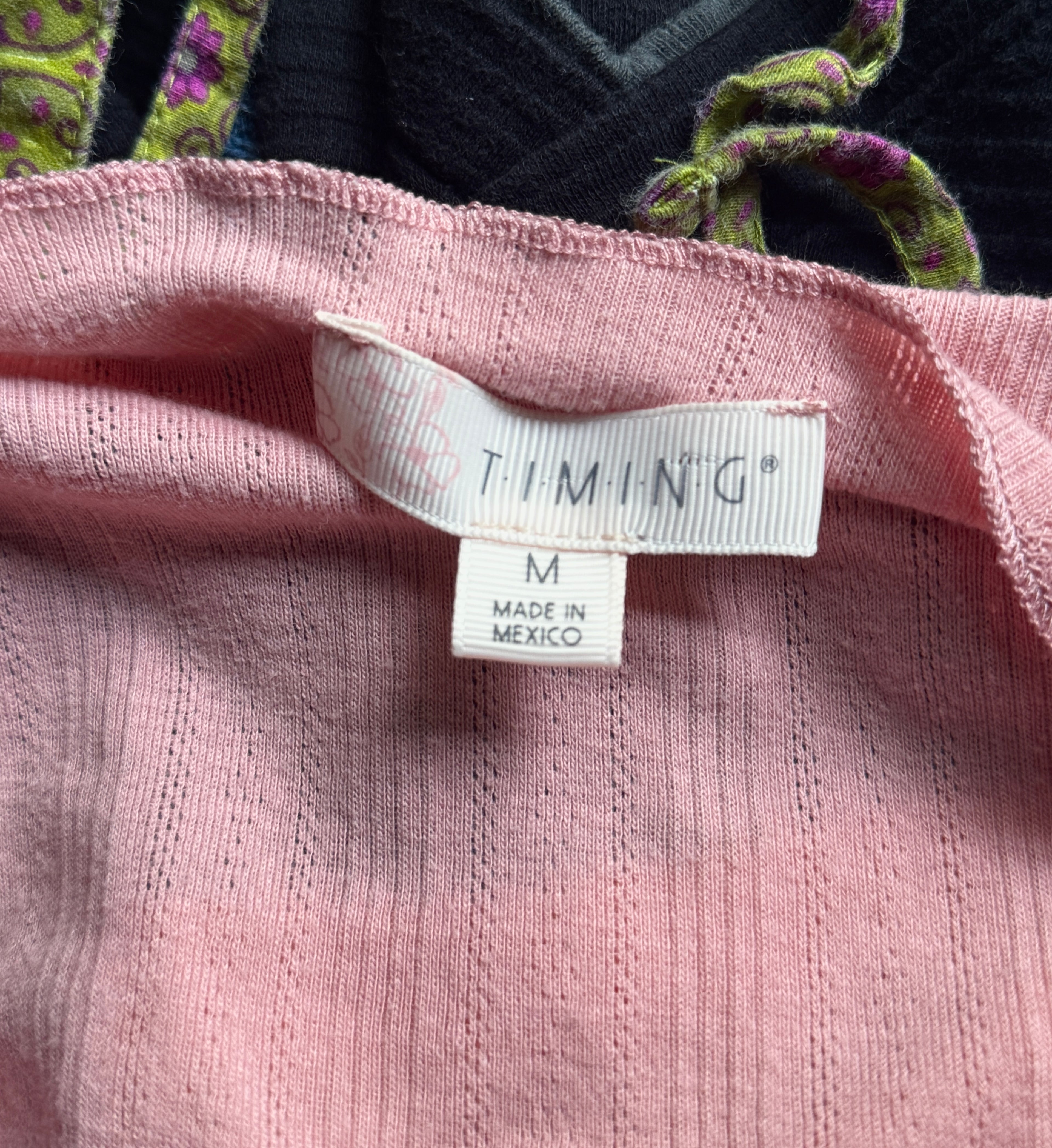 Timing Tie Front Top
