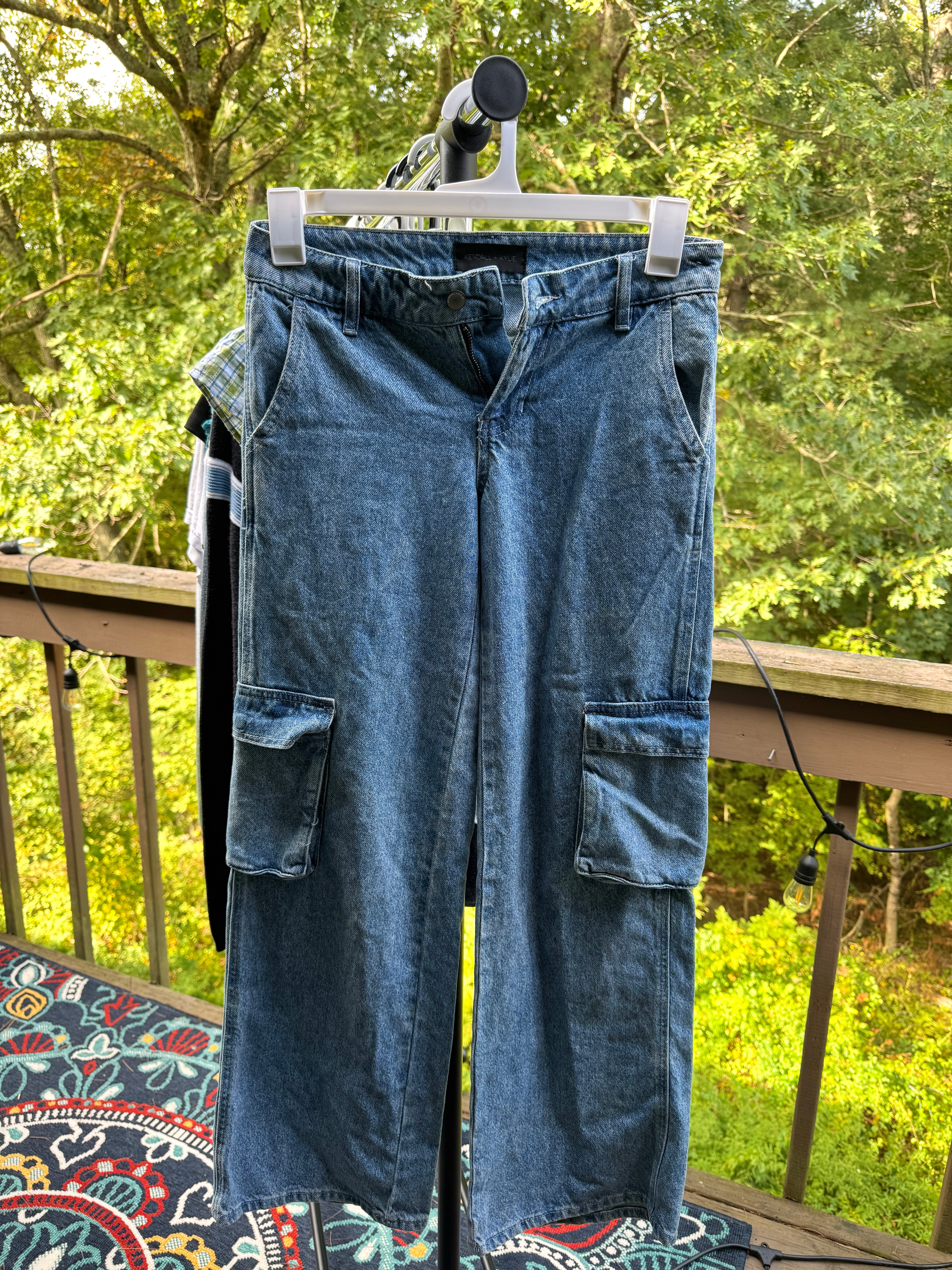 Kylie + Kendall Cargo Jeans