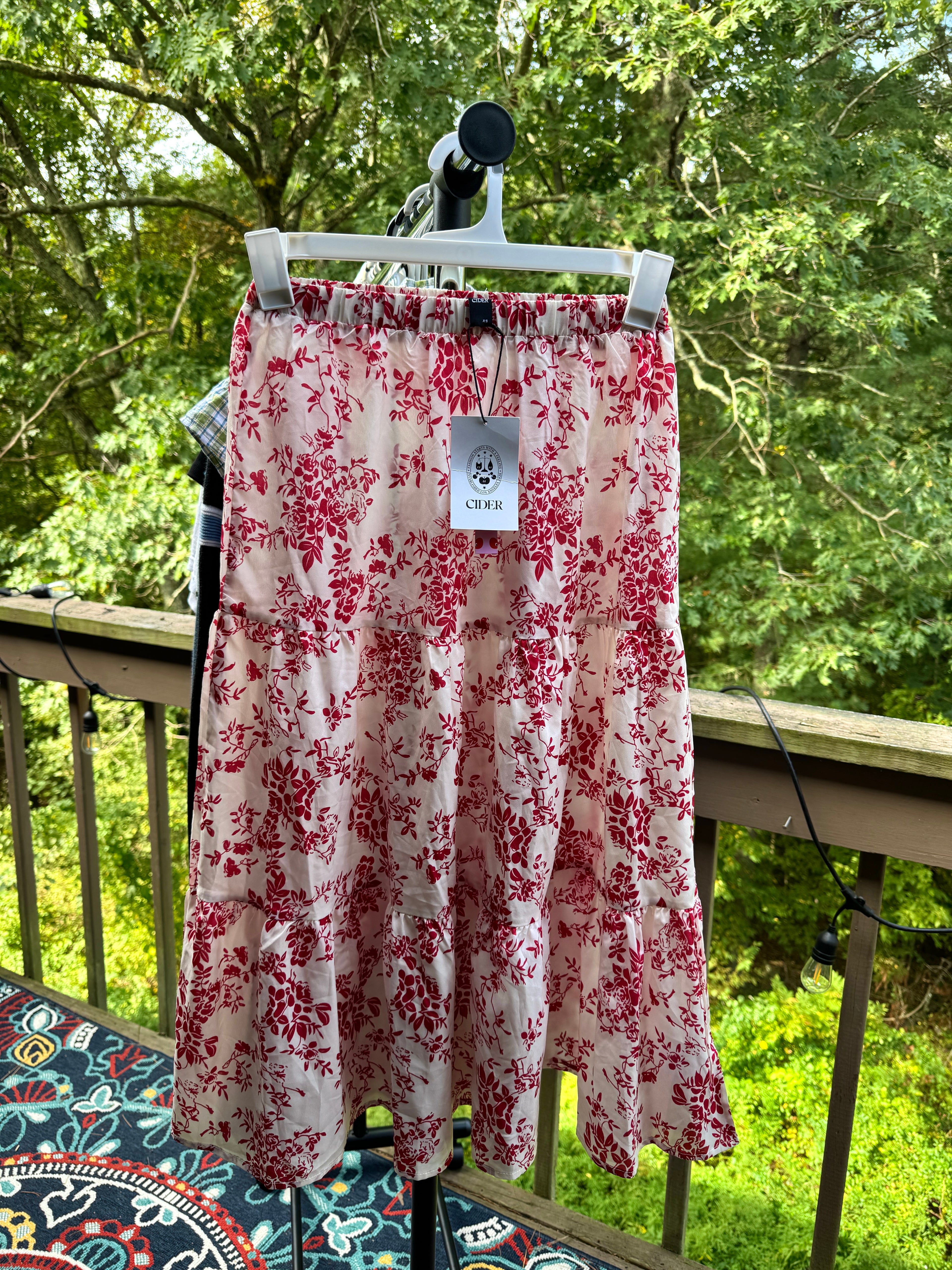 Cider Floral Skirt