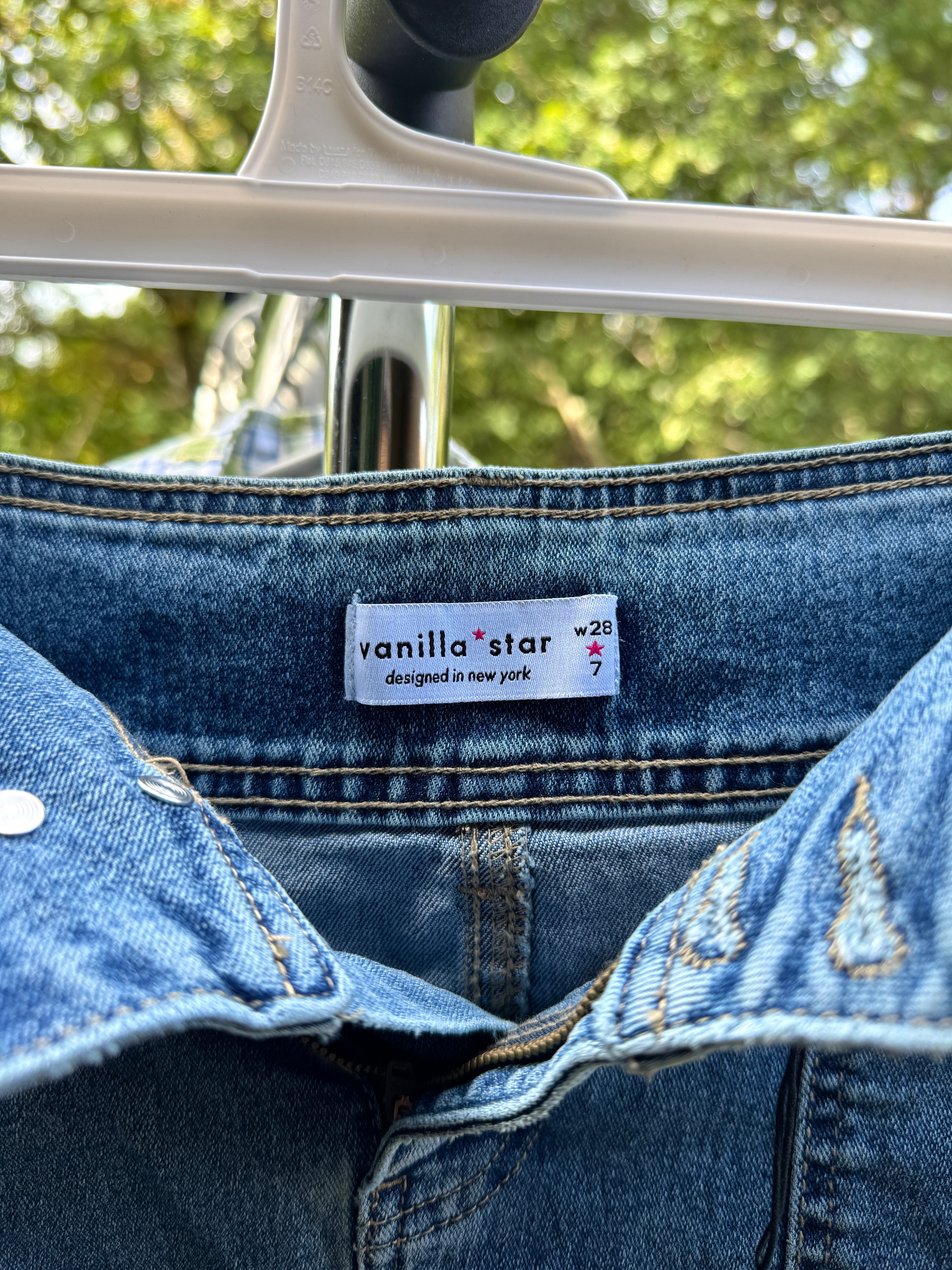 Vanilla Star Mini Denim Skirt