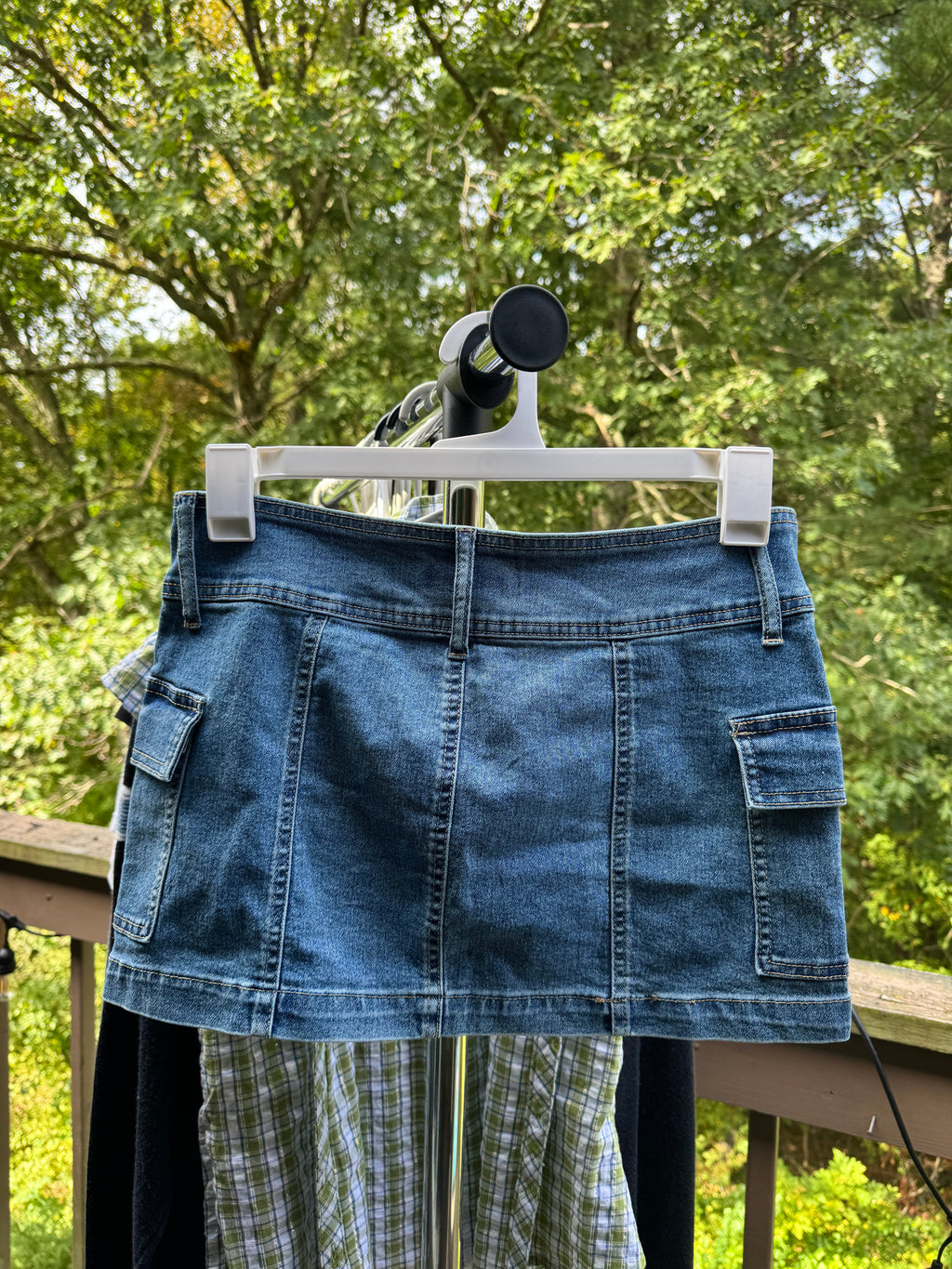 Vanilla Star Mini Denim Skirt