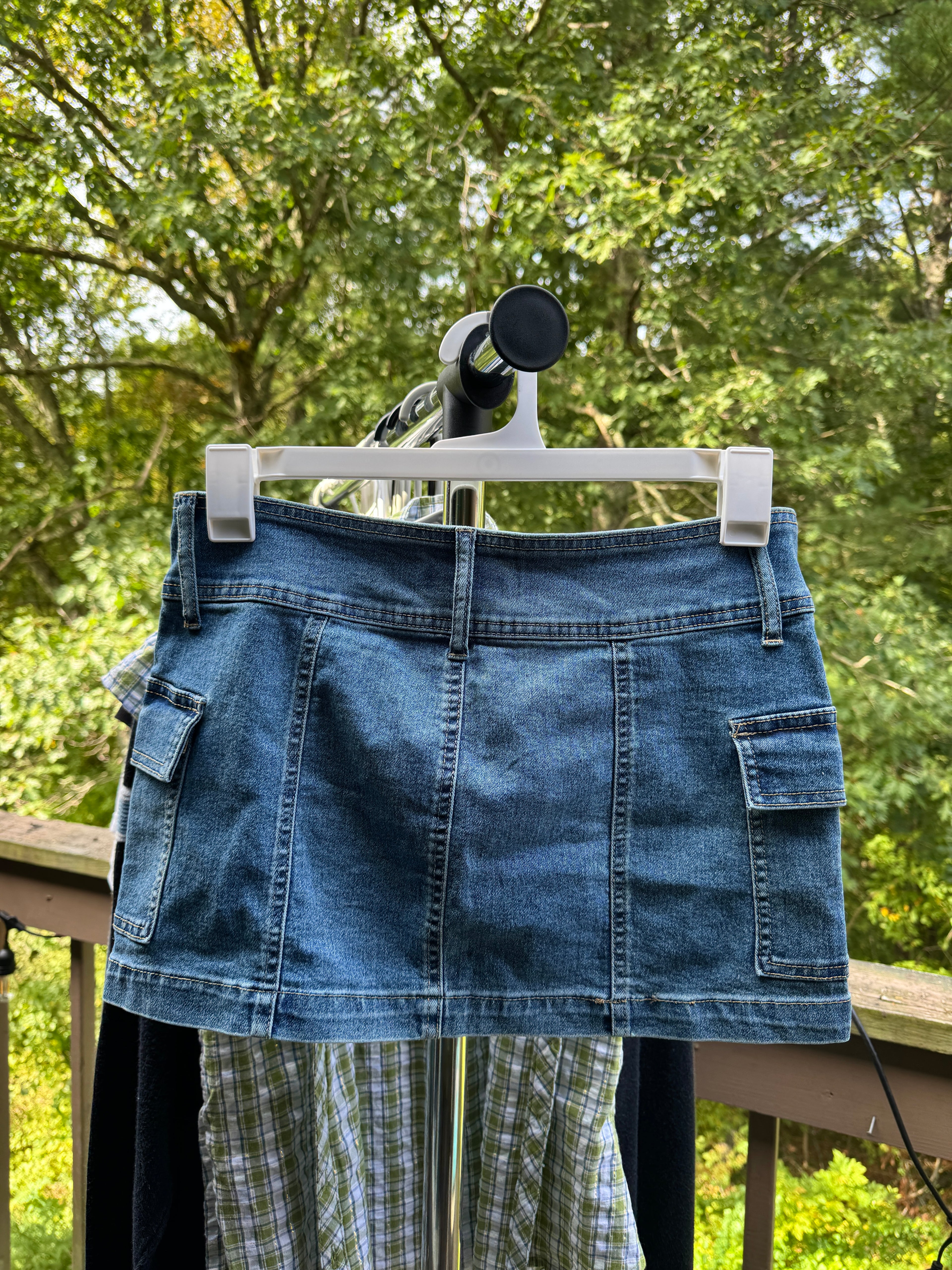 Vanilla Star Mini Denim Skirt