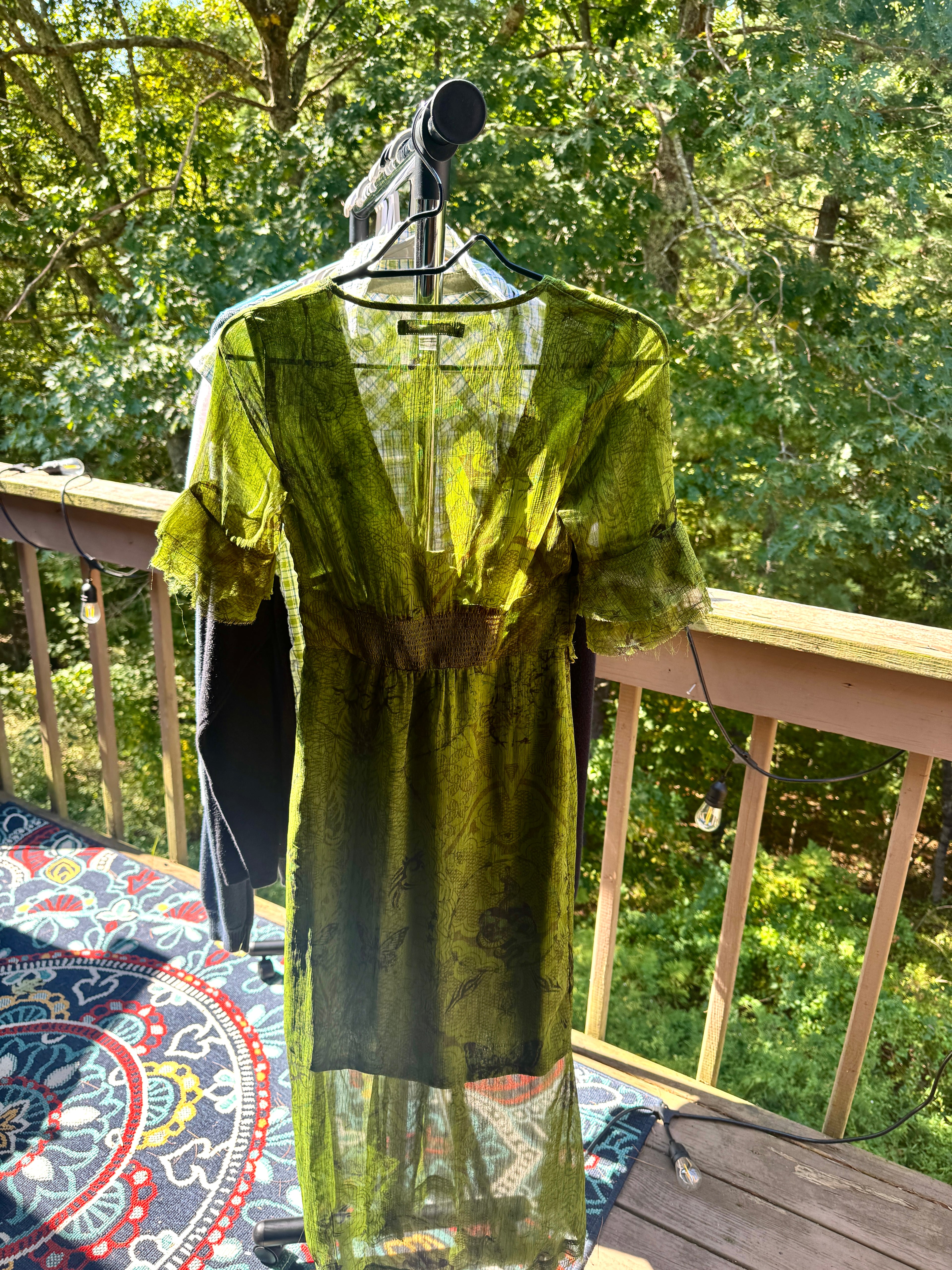 Urban Outfitters Sheer Midi Dress
