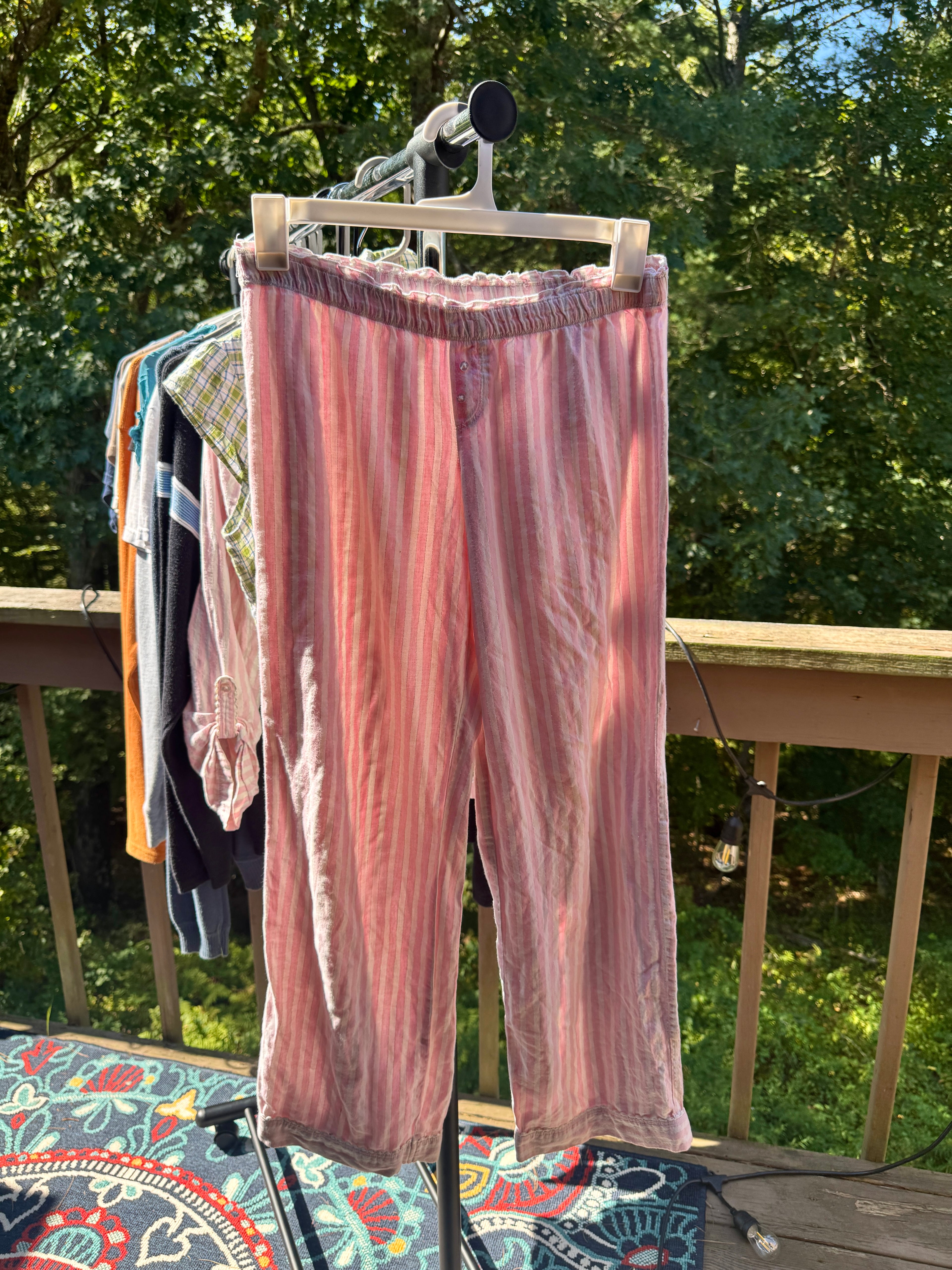 Vintage Victoria's Secret Striped Pajama Set