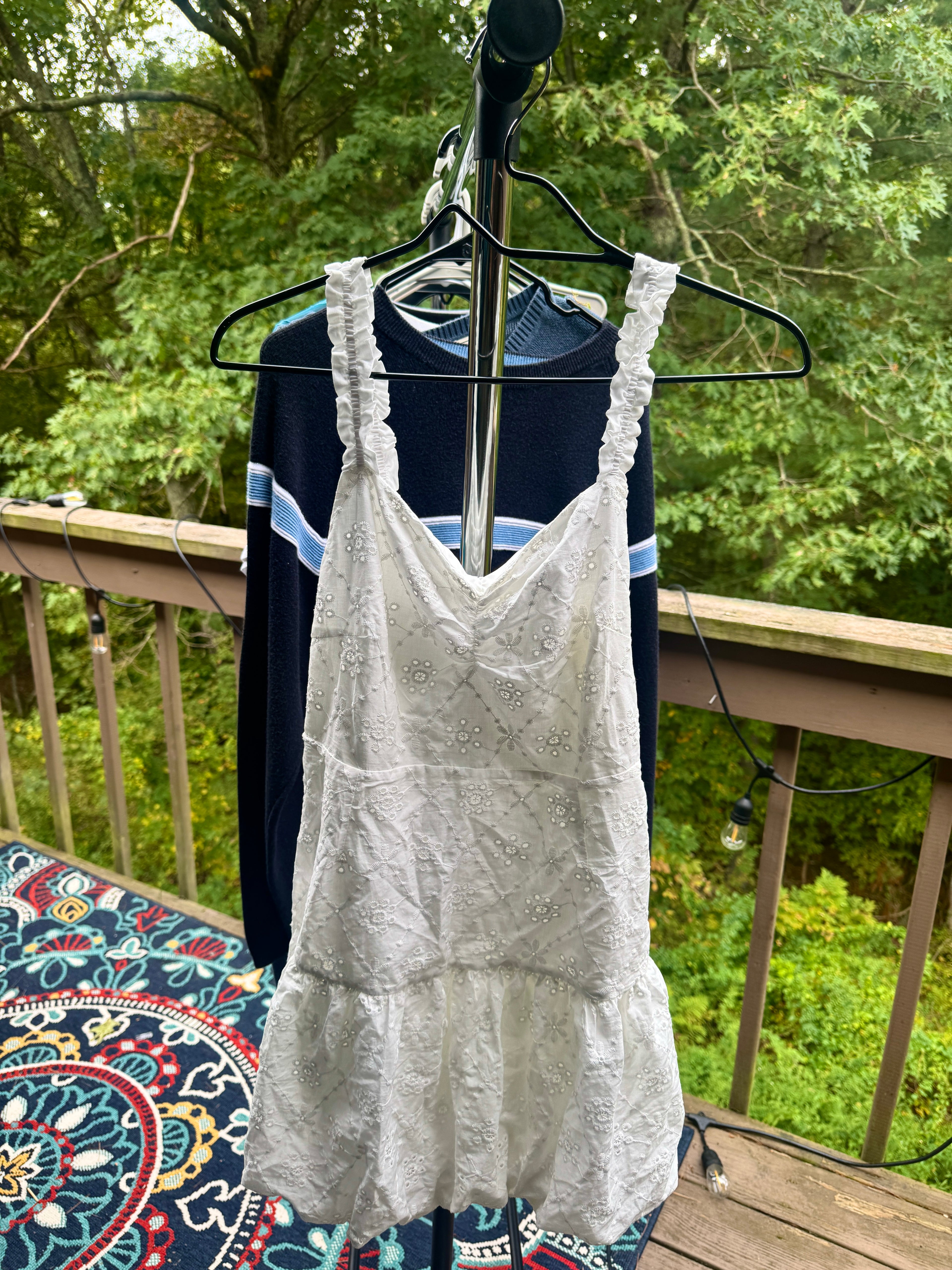 White Eyelet Dress