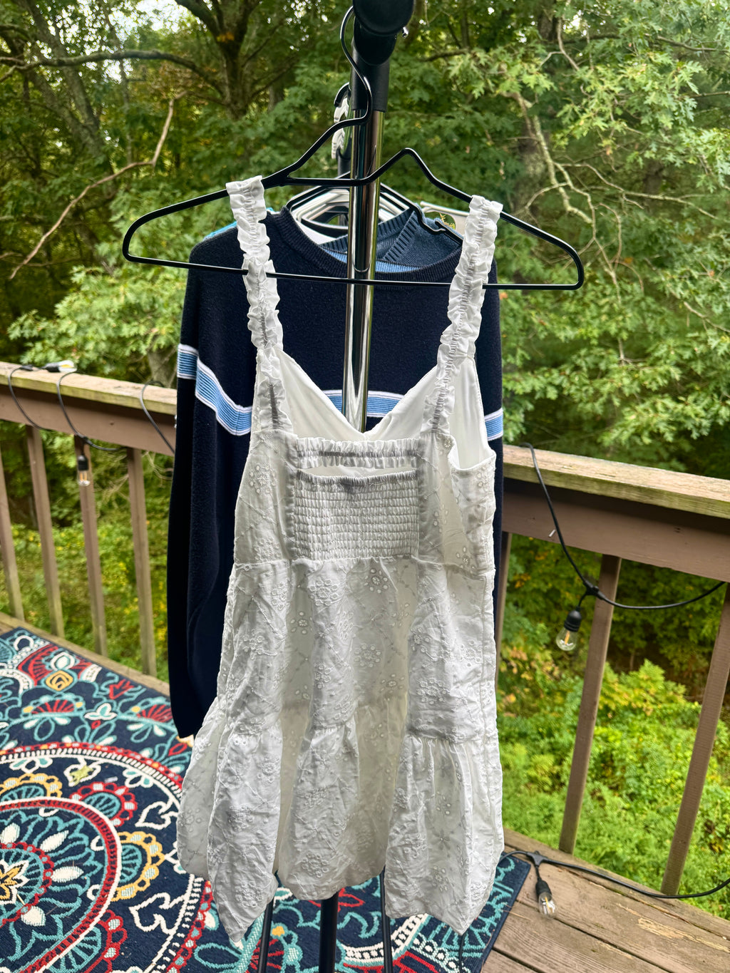 White Eyelet Dress