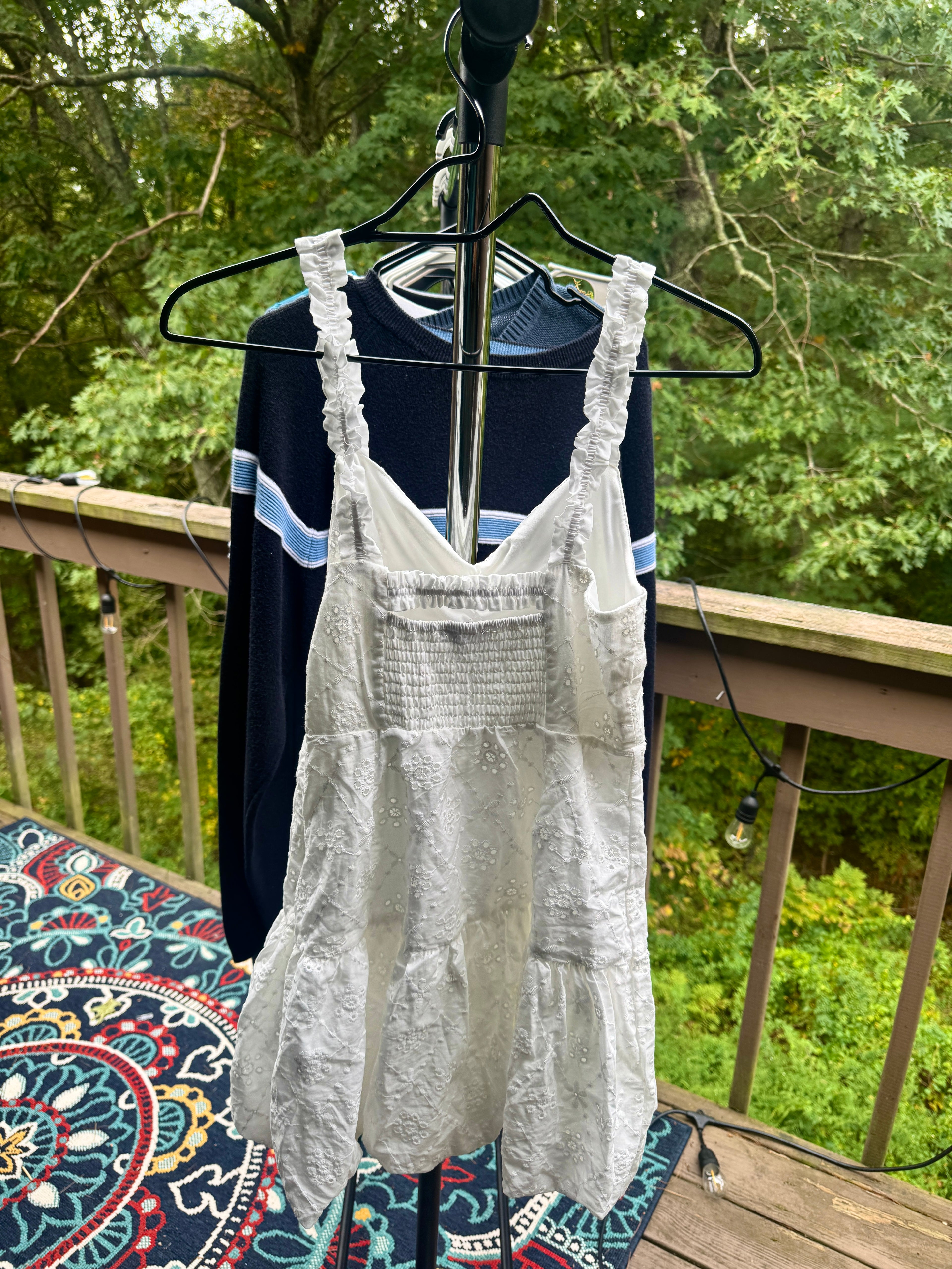 White Eyelet Dress